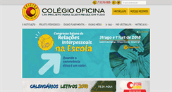 Desktop Screenshot of colegiooficina.com.br